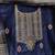 navy blue chanderi cotton 3 piece dress material