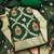 bottle green zari weaving chanderi cotton 3-piece dress material