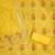 yellow chanderi cotton 3 piece dress material