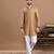 Gold tissue kurta pajama