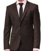 Imperial brown merino wool 150 count fabric for suit