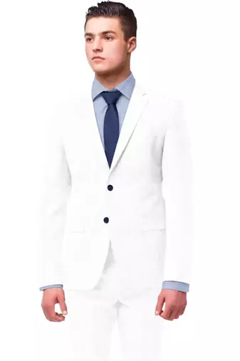 Whiteterry rayon fabric for suit