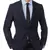 midnight blue terry rayon suit for men