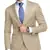 beige terry rayon suit for men