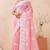 pink silk saree with heavy sequin resham embroidery