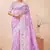 purple silk saree with heavy sequin resham embroidery