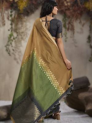  weaving viscose cotton saree 2