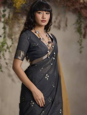  weaving viscose cotton saree 4