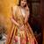 off white paithani silk chaniya choli with zari work