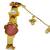 pink gold-plated kundan hathphool with floral design