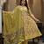 Yellow printed cotton kurta pant with dupatta