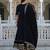 Black embroidered crepe kurta pant with dupatta