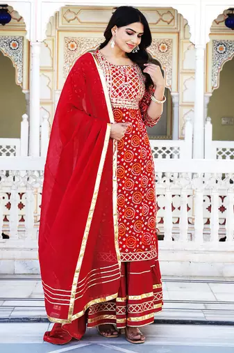 maroon viscose rayon kurta pant with embroidery