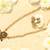 pearl chain with floral pendant