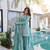 Sky Blue Embroidered Kurta Sharara Set