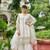 white real mirror chinon silk wedding party wear sharara salwar suit with net dupatta  full stitched free size