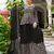 black real mirror chinon silk wedding party wear sharara salwar suit with net dupatta  full stitched free size