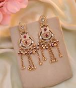 Rani color matte gold earrings