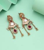 Rani color matte gold earrings