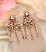Rani color matte gold earrings