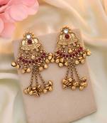 Rani color matte gold earrings