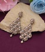 Gold color antique earrings