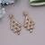 Gold color antique earrings