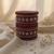 Maroon color 1 set of thread bangle