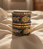 Blue color 1 set of thread bangle