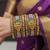 Purple color 1 set of thread bangle