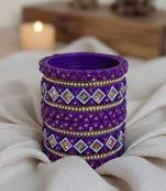 Purple color 1 set of thread bangle