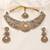 Gold plated kundan necklace set