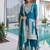 Firozi Sequins & Coding Embroidered Kurta Set