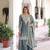 Grey Coding & Sequins Embroidered Sharara Set