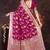 Magenta Dola Silk Saree with Traditional Zari & Multicolor Thread Work by Maharanga