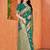 Emerald Green Dola Art Silk Saree with Traditional Zari Border and Designer Pallu By Maharanga