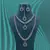 Green color american diamond necklace set