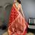 soft art silk red  paisley banarasi