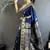 soft art silk navy blue   paisley banarasi