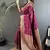 lichi art silk magenta zari weaving motif banarasi art silk
