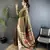 soft lichi art silk mehendi green peacock & floral motifs kanchipuram saree