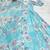 Sky blue floral printed pure fox georgette fully stitched flared anarkali gown