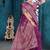 Purple Dola Silk Saree with Heavy Zari Weaving & Broad Traditional Border | Unstitched Blouse Piece