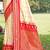 cream color soft silk blend woven work women's beautiful saree