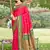 pink color soft silk blend woven work women's beautiful saree