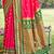 pink color soft silk blend woven work women's beautiful saree