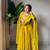 Yellow Georgette Embroidered Kurta Set