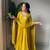Yellow Georgette Embroidered Kurta Set