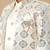 Boys ivory satin geometric diamond jaal embroidered sequined sherwani & trouser set with shrug