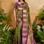 olive handloom weaving paper silk blend tradional wear saree